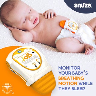 Snuza - Go ลูกน้อยหยุดหายใจ! ตัวจับการหายใจของทารกตอนหลับ จะส่งเสียงเตือนหากทารกหายใจผิดปกติ หรือหยุดหายใจ