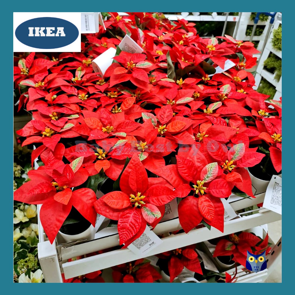 IKEA *พร้อมส่ง* ต้นไม้ประดิษฐ์ในกระถาง ต้นคริสมาส christmas tree ตกแต่งห้องชั้นวาง