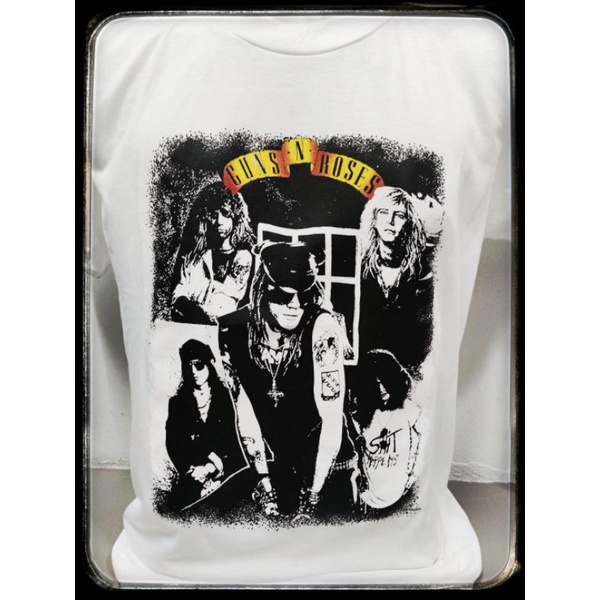 เสื้อ​วง​ Gun​ N'Roses​ ผ้า​บาง​