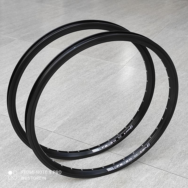 ARAYA FB-20 Double Wall 36 Hole ขอบจักรยาน / ขอบจักรยานบริสุทธิ์ 20 ขอบ 406 Minion/ Seli Full Alloy