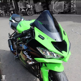 ชิวหน้าZx6r คาบอน บังลมหน้า ชิลหน้า กันลมหน้า