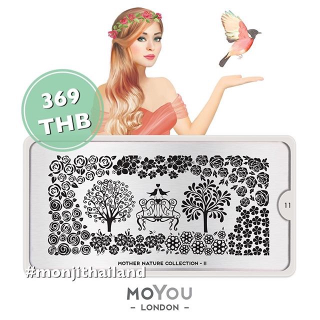 แผ่นแสตมป์เล็บ moyou london