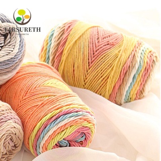 TARSURE 100grams Cotton Hand-woven Wool Yarn Crochet Knitting