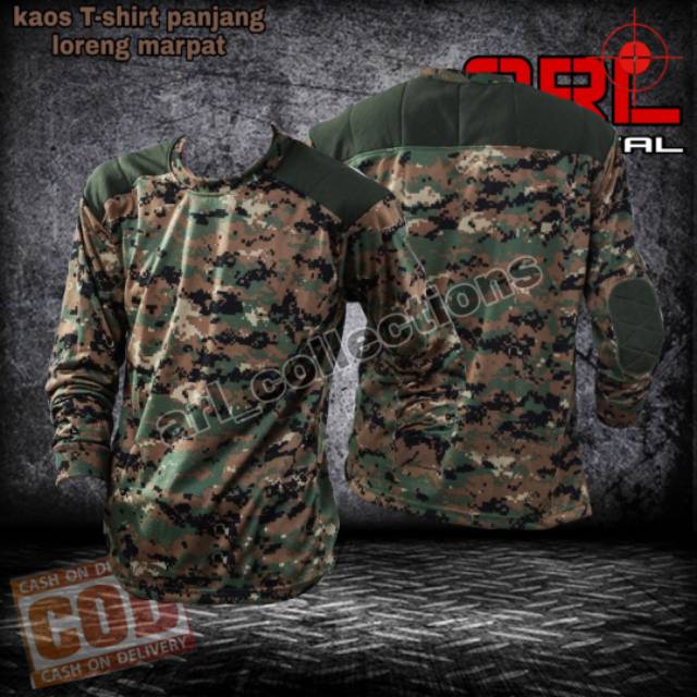 เสื้อยืด MARPAT LONG CAMO/LONG ARMY CAMO T-SHIRT/LONG DECKER CAMO T-SHIRT