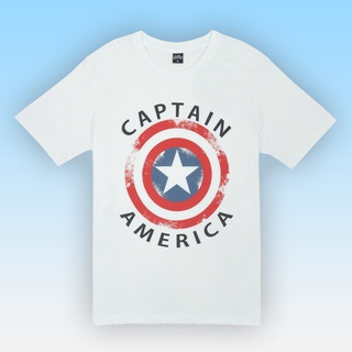 ย้อนยุคMarvel Men Capn America T-Shirt - เสื้อยืดผู้ชายลายมาร์เวล กัปตันอเมริกา สินค้าลิขสิทธ์แท้100% characters studioS