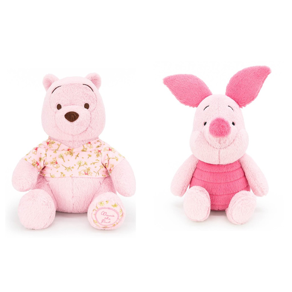 ตุ๊กตา หมีพูห์ พิกเล็ท Pooh&Piglet รุ่น Pink Flora