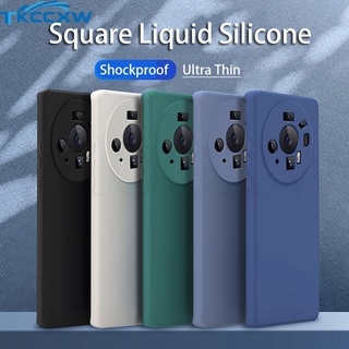 เคสซิลิโคนนิ่ม ทรงสี่เหลี่ยม กันกระแทก สําหรับ Xiaomi 12S Pro 12S Ultra Poco F4 C40 X4 GT