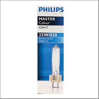 หลอดไฟ Philips Master Color CDM-T G12 35w/830 3000k (ผลิตในเบลเยี่ยม)