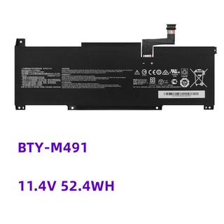 ใหม่ BTY-M491 3ICP6/71/74 แบตเตอรี่แล็ปท็อปสำหรับ MSI Modern 15 A10RB แบตเตอรี่แล็ปท็อปโน้ตบุ๊คแบตเตอรี่ 11.4V 52.4WH/46 #1