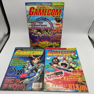 GAME COM รวม 3 เล่ม มีเล่ม 9,24,25 มีเฉลยเกมส์ ตามปกเลย - ONI - SIM COASTER - Theme Park World และอีกหลายเกมส์