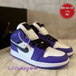 💜รองเท้าผ้าใบ N Air Jordan 1 high court purple 2020💜 ((ไนกี้แอร์จอร์แดน)) งานHiend พร้อมกลอ่ง