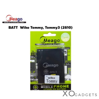 Meago แบตเตอร์รี่ Wiko Tommy, Tommy3 (2610) แบต Wiko Tommy, Tommy3 (2610) วีโก้ ทอมมี่ ทอมมี่3 มี มอก. (รับประกัน 1 ปี )