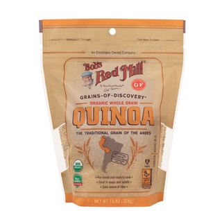 Bob’s Red Mill  Organic Whole Grain White Quinoa  คีนัวขาวเต็มเมล็ด ออแกร์นิค Net WT 396g (13oz)