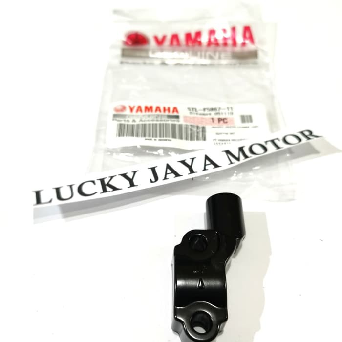 ขายึดกระจกขวาสําหรับ Aerox 155 สีดํา 5TL-F5867-11