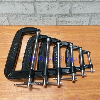 SOLO ปากกาจับชิ้นงานตัวซี ซีแคลมป์ 2,3,4,5,6,8 นิ้ว C-Clamp