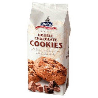 Merba Patisserie Double Chocolate Cookies (ขนาด 200g) คุกกกี้เมอร์บา จากเนเทอร์แลนด์