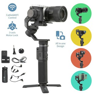 Feiyutech Gimbal G6 MAX กันสั่น3แกน สำหรับกล้องมิลเลอร์เลส กล้องแอคชั่นแคม และ โทรศัพย์มือถือ รับประกัน 1 ปี