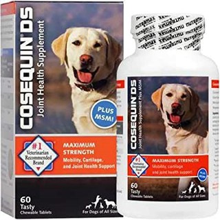 DOG COSEQUIN DS Maxi (Level4) อาหารเสริมสุนัข บำรุง ข้อต่อ สะโพก เอ็น น้ำในข้อ EXP. 09/2026