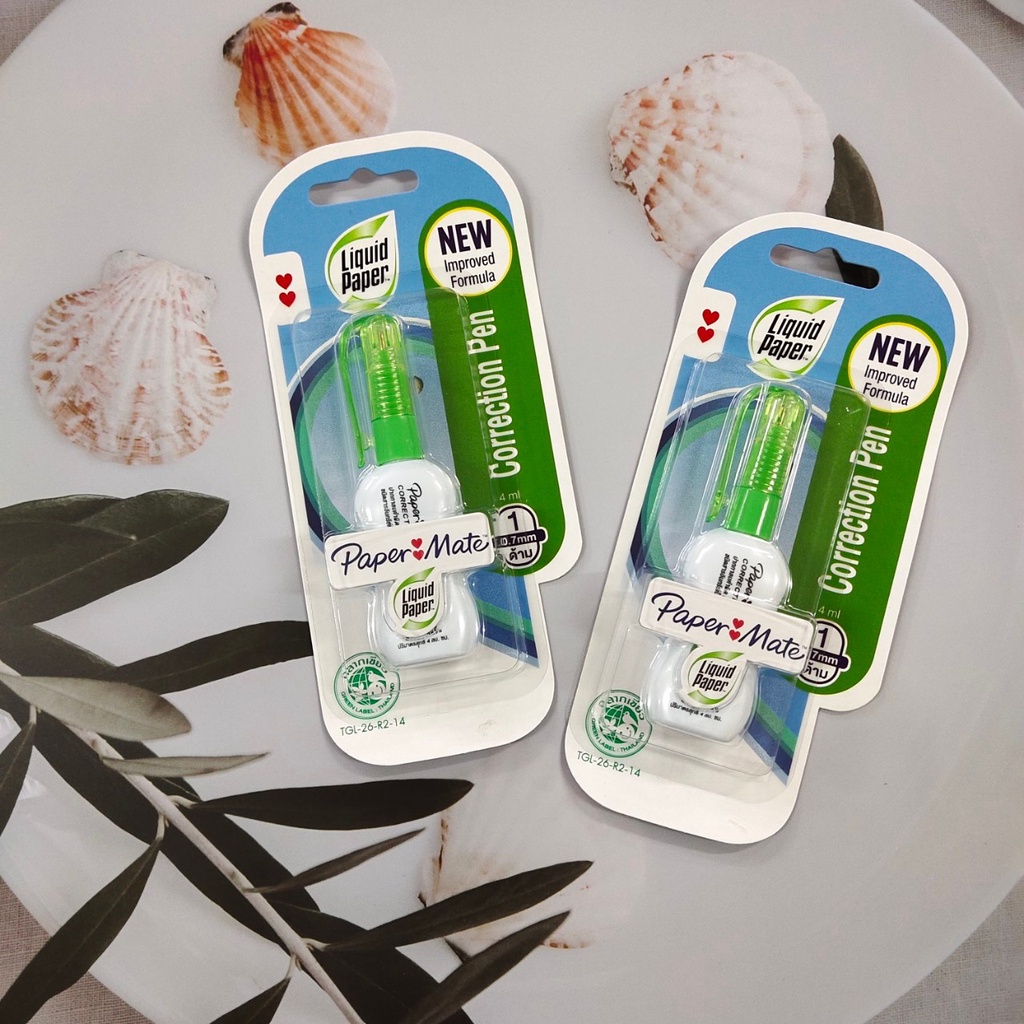 Paper Mate น้ำยาลบคำผิด ลิควิด เปเป้อร์ ขนาดหัว 0.7 มม. ปากกาลบคำผิด ชนิดหัวเข็ม (จำนวน 1 ด้าม)