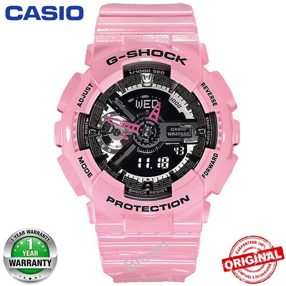 Casio gshock GA110 ของแท้ 100% นาฬิกาข้อมือ สไตล์สปอร์ต สําหรับผู้ชาย และผู้หญิง