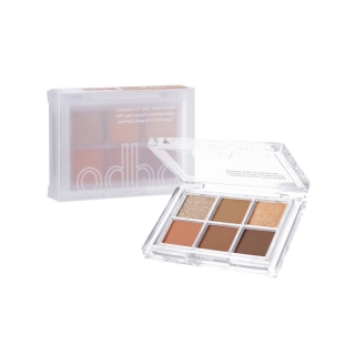 ODBO SIGNATURE EYESHADOW PALETTE OD276โอดีบีโอ อายแชโดว์ ซิกเนเจอร์ พาเลท 6 สี เม็ดสีแแน่น ติดทนนาน