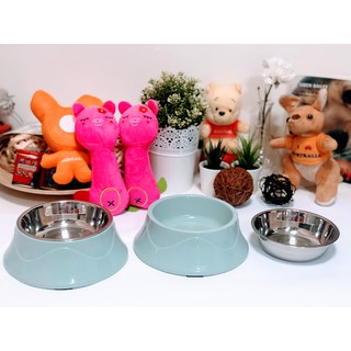 ชามอาหารหมา ชามอาหารแมว ชามสแตนเลส – สีฟ้า Dog Bowl, Cat Bowl, Stainless Bowl, Pet Bowl – Blue Color