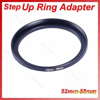 FUN 1PC Metal 52mm-58mm Step Up Filter Lens Ring Adapter 52-58 mm 52 to 58 Stepping