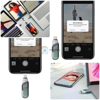 (ส่งด่วน) SANDISK แฟลชไดร์ฟ OTG iXpand FLIP/GO 64GB/128GB/256GB Dualdrive USB3.1 Flashdrive โทรศัพท์ notebook