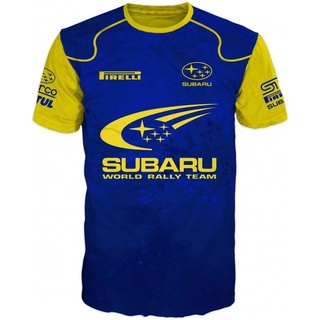 เสื้อยืด พิมพ์ลาย Subaru 3 มิติ สุดเท่ ไซซ์ S-5XL