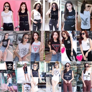 JA01เสื้อแขนกุดแฟชั่น🌈มี25ลาย