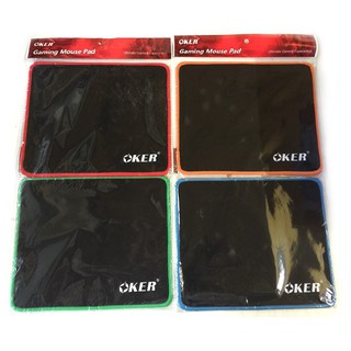 OKER แผ่นรองเมาส์ Mouse Pad สีดำ PA-203