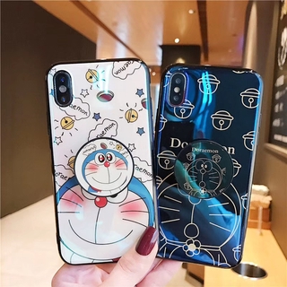 Mi 5X 6 6X mi 8 lite 8se 9 9se 10lite Note10lite Cute Cartoons Soft Phone Case Xiaomi mi10 pro mi cc9 e mi play Note3 10U Doraemon Casing Airbag Bracket Phone Cover