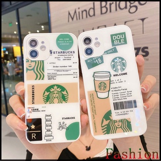 เคสกระจกไอโฟน11 Starbucks เคสแข็ง เคสไอโฟน7พลัส iPhone 13 Pro max case iPhone XR XS MAX เคสi11 case IP 12 Pro max เคสไอโฟน8plus เคสกระจกไอโฟน7plus เคสi8พลัส เคสไอโฟน 11 เคสไอโฟน12promax เคสไอโฟนxr 13 pm caseiPhone12 glass case