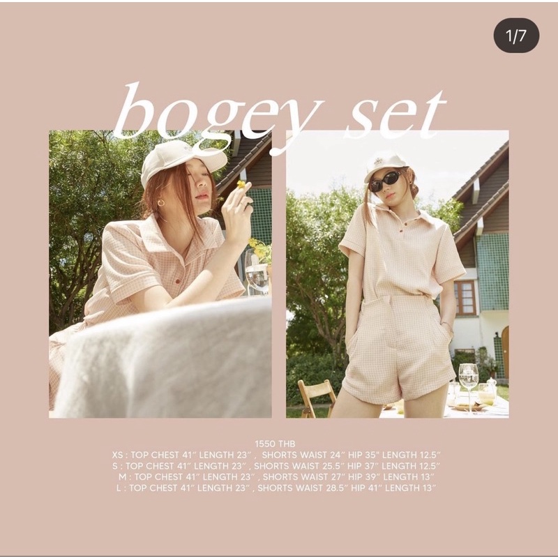 lookbooklookbook bogey set peach size:M