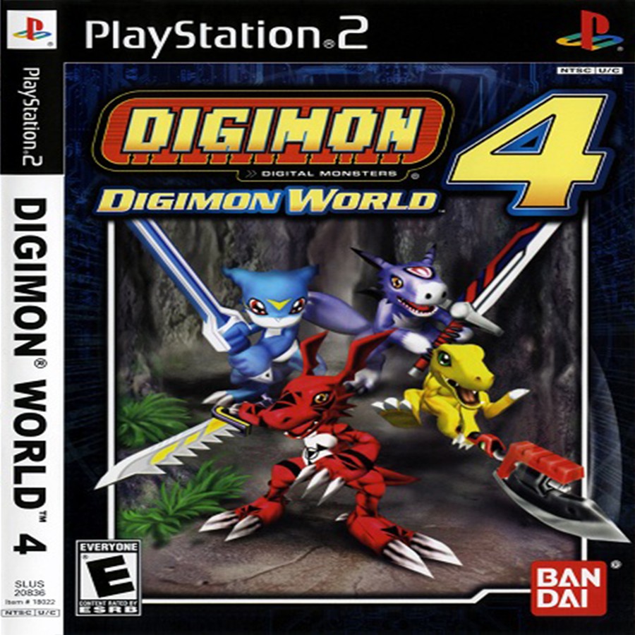 แผ่นเกมส์ PS2 (คุณภาพ) DIGIMON WORLD 4 (USA)