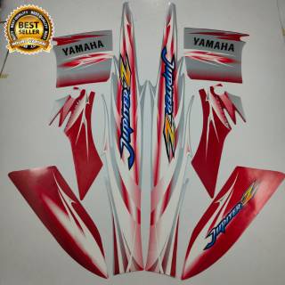 Striping yamaha jupiter z Red silver 2007 ลิสต์ตัวถัง คุณภาพมาตรฐาน