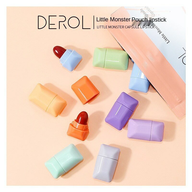 Set 8 DEROL LITTEL MONSTER POUCH MATTE LIPSTICK