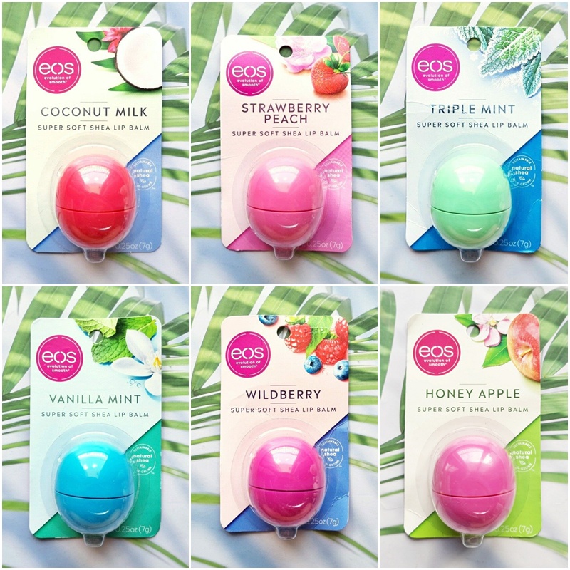 ลิปบาล์ม Super Soft Shea Lip Balm 7g (EOS®) บำรุงริมฝีปาก กลิ่นหอมหวานละมุน ลิปไข่