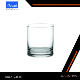 JJGLASS - B00209 แก้วน้ำ เนื้อใส เหมาะสำหรับใส่เครื่องดื่ม Ocean Glass  Drinkware Tumbler Rock 9 oz. ( 245 ml.)