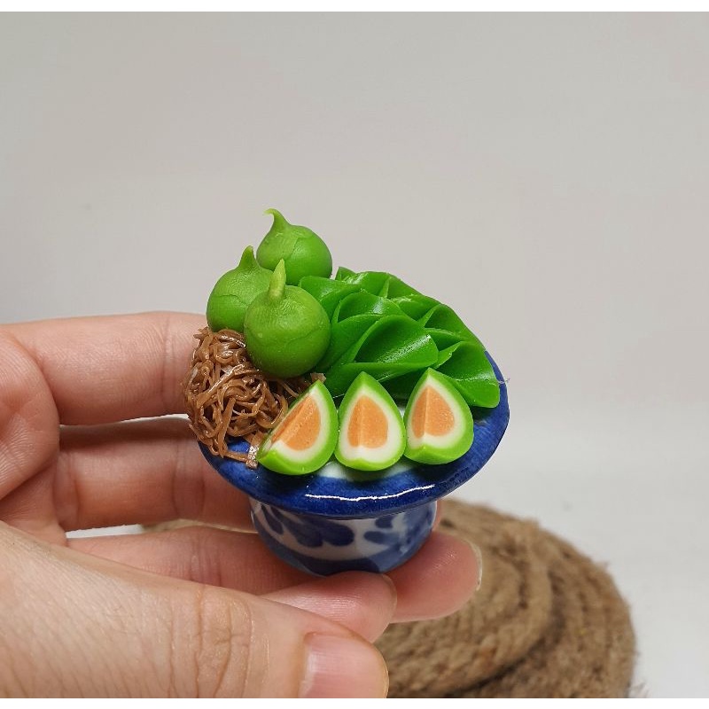 พานดอกไม้ พานถวาย พานบูชา พานจิ๋วดินปั้น ขนาด 1.5 นิ้ว ราคา ถูกที่สุด ดีลบีเคเค แกลเลอรีภาพที่ 8