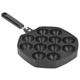 ❖☏✁12 Holes Non-Stick Takoyaki Maker Baking Mold Tray Frying Pan Mold Pan Kitchen Cookware Cooking Tool for Kitchen Baki