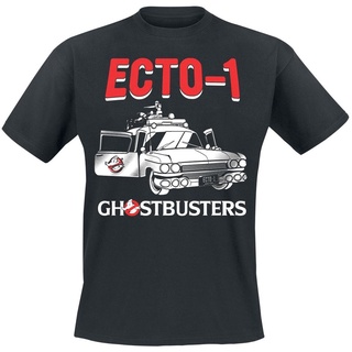 [100% Cotton] เสื้อยืดลําลอง แขนสั้น พิมพ์ลายการ์ตูน Ecto 1 Ghostbusters สไตล์อังกฤษ เข้ากับทุกการแต่งกาย สําหรับผู้ชาย