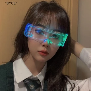 Byce แว่นตากันแดด เรืองแสง LED สไตล์พังก์ วินเทจ ผู้ชาย ผู้หญิง แฟชั่น ปาร์ตี้