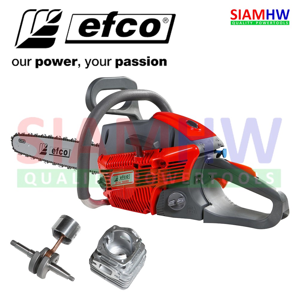 EFCO เลื่อยยนต์ MTH562 560 5600 11.5" 0.9HP 54.5 CC สำหรับงานหนักมาก ทำงานต่อเนื่องได้ทั้งวันทั้งคืน