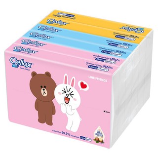 🔥HOT🔥 เซลล็อกซ์ พิวริฟาย มินิแพ็ค กระดาษเช็ดหน้า ขนาด 50 แผ่น แพ็ค 6 CELLOX Purify Facial Tissue Paper Mini Pack 50 shee