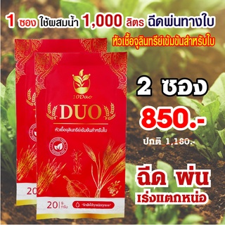 ส่งฟรี 2 ซอง  10 ดาว DUO หัวเชื้อจุลินทรีย์สำหรับใบ เร่งแตกกิ่ง ลำต้นใหญ่ขึ้น ใบใหญ่ ป้องกันโรค เชื้อรา  10ดาวจุลินทรีย์