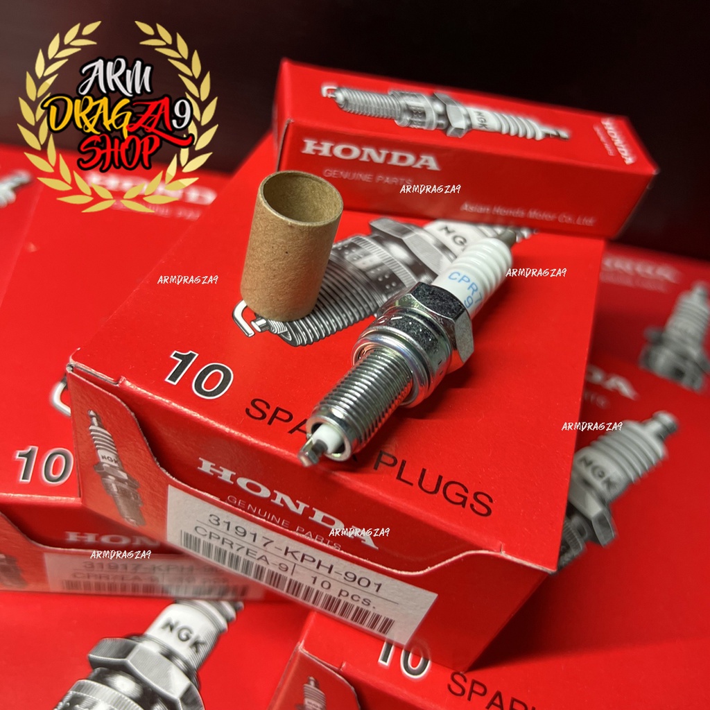 หัวเทียน​ แท้​ ใส่ Wave125i  MSX125i Click125i Lead125 Click150 PCX125 PCX150 อะไหล่แท้100%รหัสอะไหล