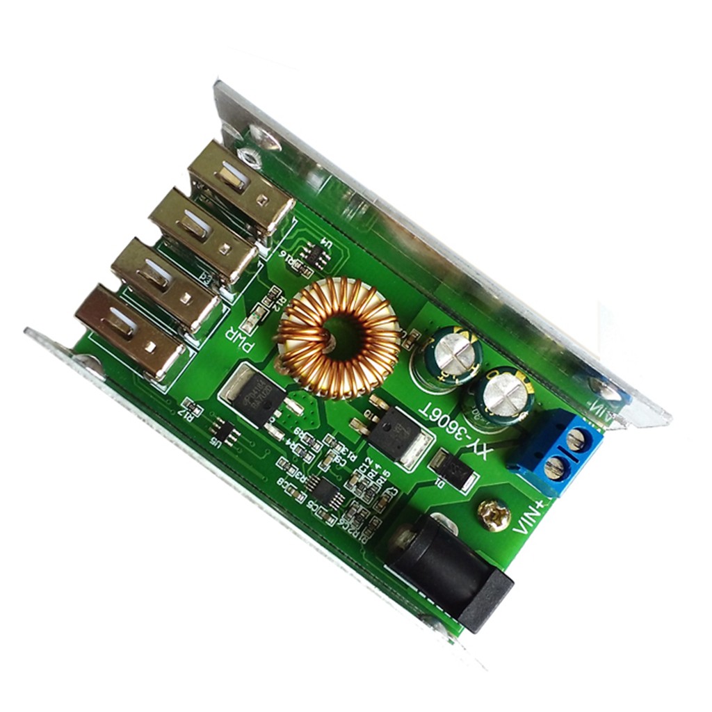 dc - dc โมดูลพาวเวอร์ซัพพลาย 24v/12v to 5 v 5a converter สํารอง lm 2596 s