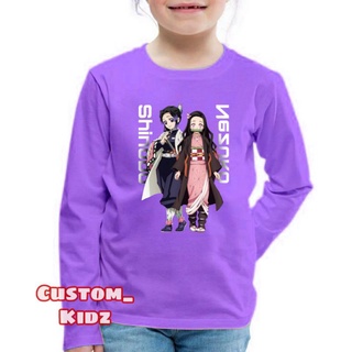 Nezuko SHINOBU เสื้อยืดแขนยาว พรีเมี่ยม สําหรับเด็ก