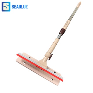 SEABLUES-ไม้เช็ดกระจก ที่เช็ดทำความสะอาดกระจก พร้อมยางรีดน้ำในตัว รุ่น ME-4251